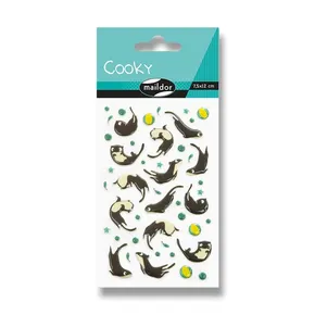 Maildor 3D-Cookie-Otter-Aufkleber